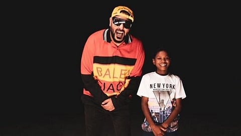 Badshah shares picture with Bachpan Ka Pyaar fame Sahadev