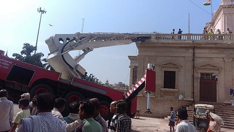 Crane Accident in gwalior