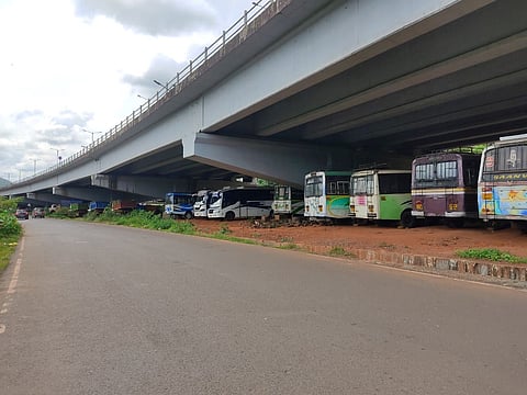 Goa: Private Buses In Ponda