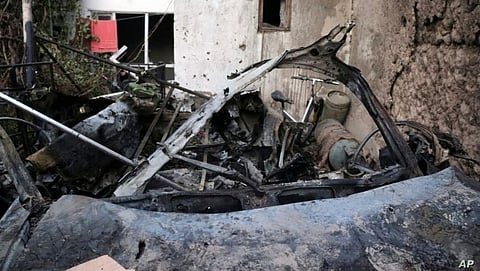 US airstrike targeted a suicide bomber in a vehicle in Afghan