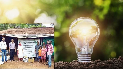 वीज दिव्यांचा प्रकाश (Lighting of electric lamps) पडू न शकणारी 151 घरे प्रकाशमय झाली.