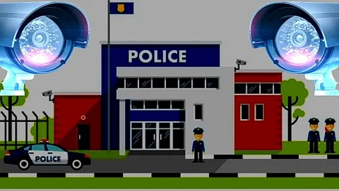 CCTV at Goa Police station