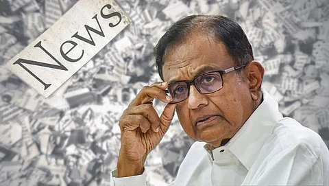 P Chidambaram has called Indian newspapers timid