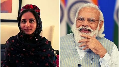 Karima Baloch & Prime Minister Narendra Modi