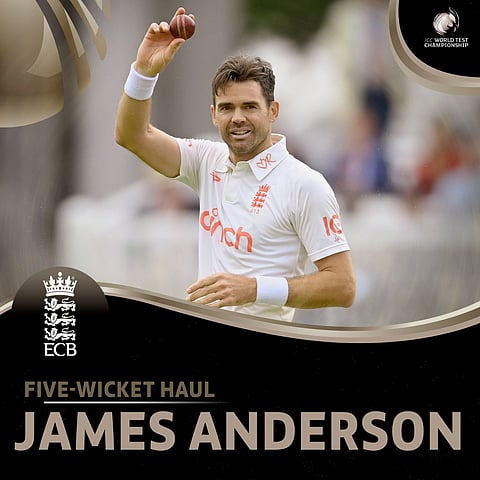 Anderson Took 5 wkt at Lords Cricket Ground (Eng Vs Ind)