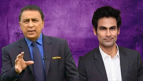 Former Indian Cricketer Sunil Gavaskar and Mohammad Kaif (Cricket)