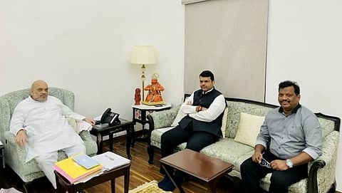 Amit Shah & Devendra Fadnavis & Michael Lobo