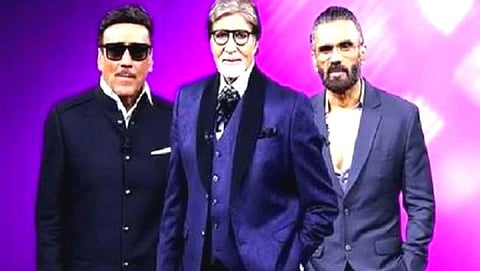 Jackie Shroff & Amitabh Bachchan & Sunil Shetty