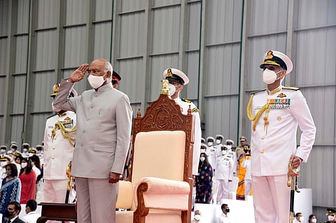 President of India Ramnath Kovind at Naval Aviation (Indian Navy)