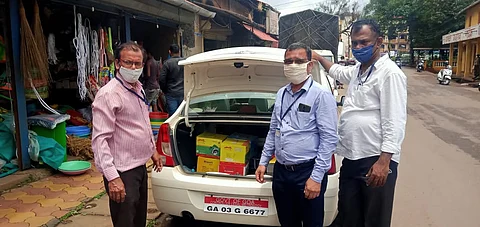 चतुर्थीचे दिवस असल्याने वजन माप खात्याने मोहीम हाती घेतली आहे.