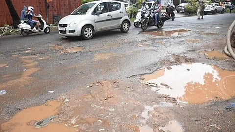 bad condition of the road in goa