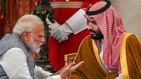 PM Narendra Modi & Faisal bin Farhan Al-Saud