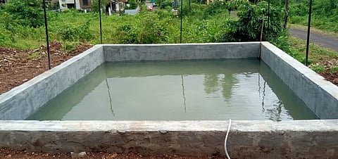 Artificial ponds created for Ganpati immersion