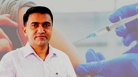 CM Dr. Pramod Sawant (Vaccination)