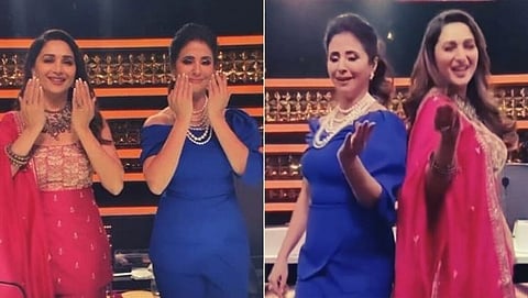 Madhuri Dixit and Urmila Matondkar