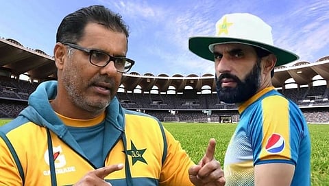 Waqar Younis & Misbah-ul-Haq