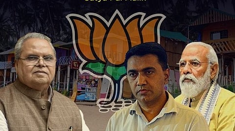 Announcement of opposition against BJP government in Goa