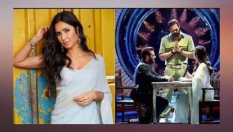 Katrina Kaif and Salman Khan and Rohit Shetty