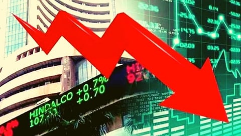 शेअर मार्केट मध्ये मोठी घसरण