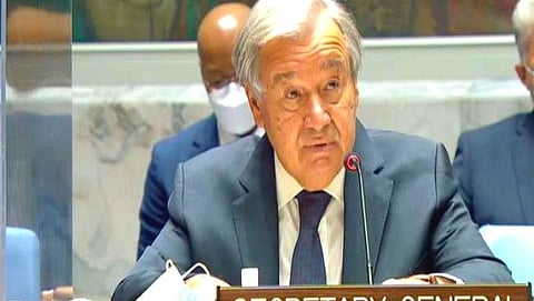 Secretary General of the United Nations  Antonio Guterres