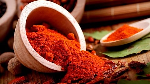 Adulterated chili powder
