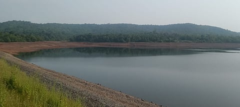 Water storage in Amthane Dam in Goa is low