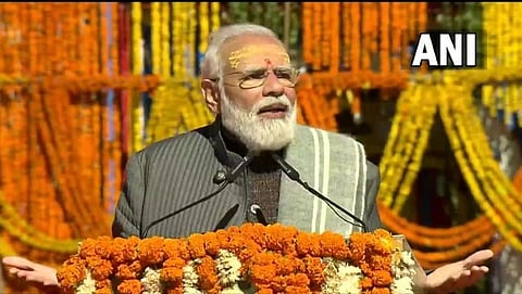 Prime Minister Narendra Modi in Kedarnath