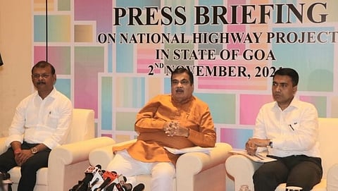 Nitin Gadkari & Chief Minister Pramod Sawant