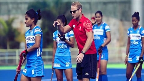 Why was salary of former Indian women hockey coach Sjoerd Marijne suspended