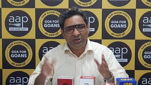 Give chance to form government in Goa says AAP leader Rahul Mhambare