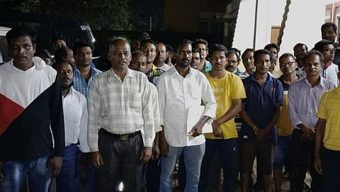 Truck Drivers aggressive in Surla