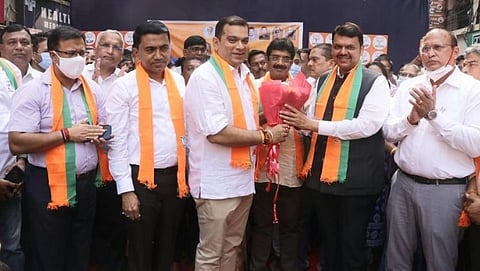 Porvorim MLA Rohan Khaunte joins BJP 