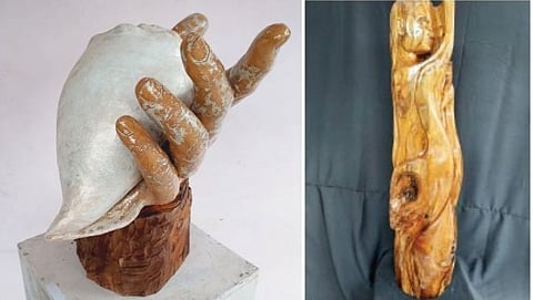 गोव्यातील गोपाळ कुडासकर एक प्रतिभावंत शिल्पकार