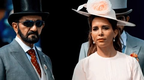 Sheikh Mohammed bin Rashid Al-Maktoum and Princess Haya