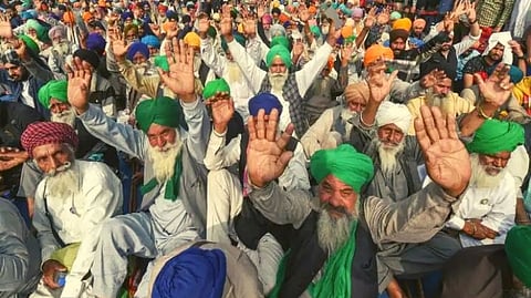 Today the big meeting of farmers on Singhu border canceled