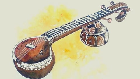 Pandit Kamlakar Naik, a renowned singer of Agra family in goa