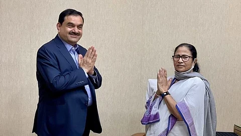 west Bengal CM Mamata Banerjee met businessmen Gautam Adani
