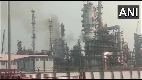 Indian Refinery Oil Fire