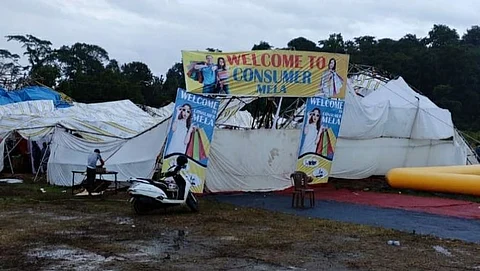 Consumer Fair was demolished due to rain in goa