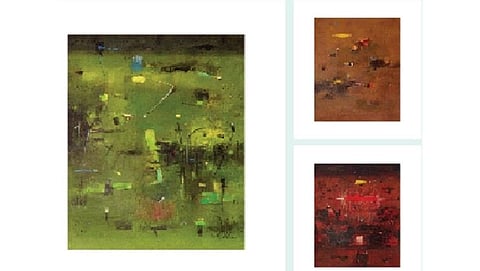 चित्रातून अमूर्ताची मांडणी