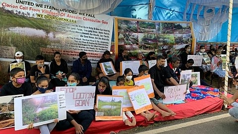 Former MLA of Cortalim Alina Saldanha visited village