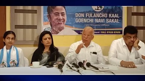 Luizinho Faleiro in Press
conference