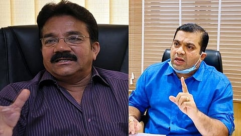 Dayanand Narvekar and Rohan Khaunte in Porvorim