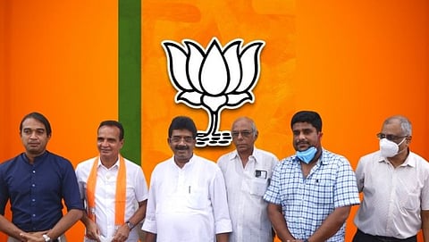 MLA Babush Monserrat candidature application filed today for Goa Assembly Election