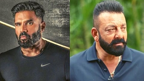 Sanjay Dutt and Sunil Shetty