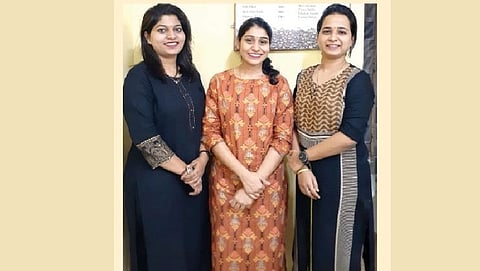 नाजुका मसुरकर,उमा रंकाळे,प्रगती मसुरकर