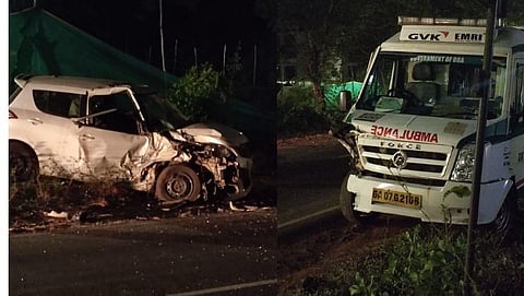 Accident in Sakhali Goa