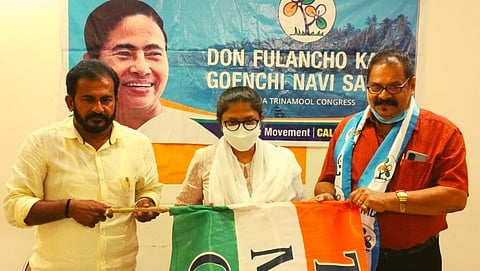 Johnson Fernandes with more than 100 supporters enters in TMC