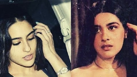 Sara Ali Khan and Amrita Singh
