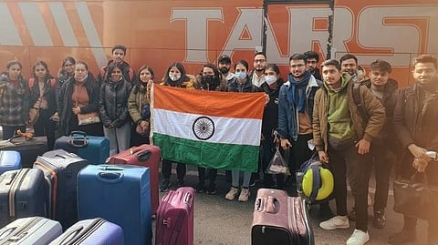 First Air India flight carrying 219 Indian evacuees from Ukraine lands at Mumbai airport